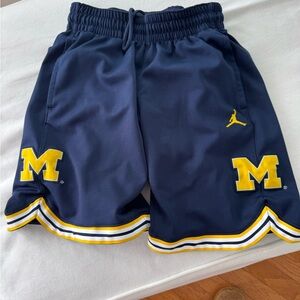 Official Michigan Jordan youth medium Shorts